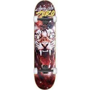  Zero Cole Space Tiger Complete Skateboard   8.37 Orange w 