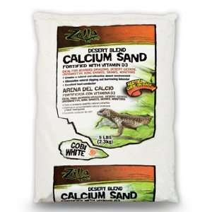  Zilla Calcium Sand   Gobi   White   5 lb