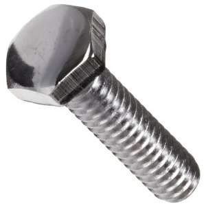 Chrome Plated Steel Hex Bolt, 5/8 11, 4 Length (Pack of 10)  