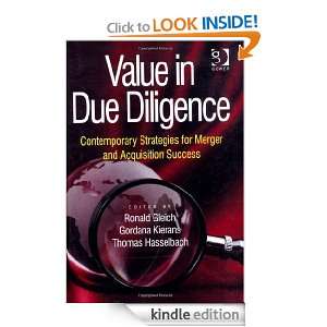  Value in Due Diligence eBook Professor Dr. Ronald Gleich 