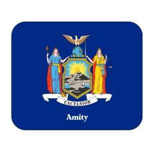  US State Flag   Amity, New York (NY) Mouse Pad Everything 