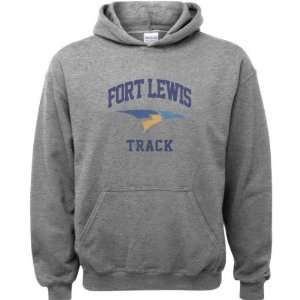 Fort Lewis College Skyhawks Sport Grey Youth Varsity Washed Track Arch 