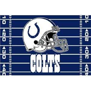 Indianapolis Colts 39 x 59 Acrylic Tufted Rug  Sports 
