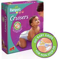  Pampers Cruisers, Size 4, 140 Count Health & Personal 