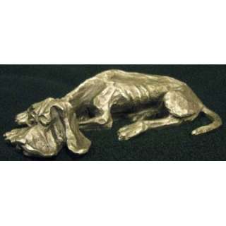  Philip Kraczkowski Hound Dog Sculpture (Hudson Pewter)