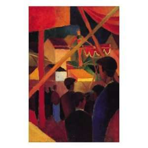  Tightrope Premium Poster Print by Auguste Macke, 12x16 