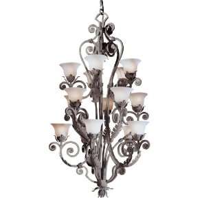   Bronze Wellington Tuscan 15 Light Foyer From the Wellington Collection