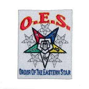  Order of the Eastern Star Logo Embroidered Iron on or Sew 