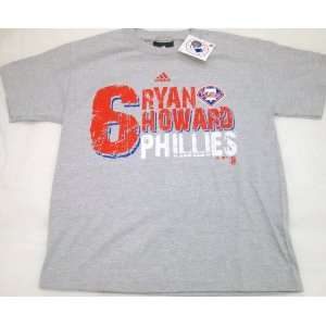  MLB Adidas Philadelphia Phillies Ryan Howard Youth T Shirt 