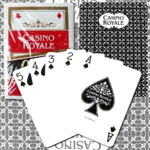   Royale Black Playing Cards   James Bond Movie