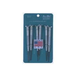 Moody Tools 58 0116   Moody 12 Piece Mini Screwdriver Set, Slotted, 6 