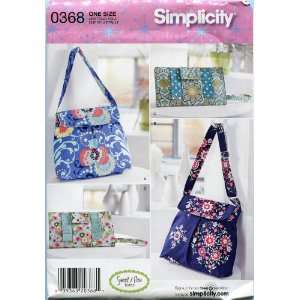  Simplicity Sewing Pattern 0368 Bags and Clutch Arts 