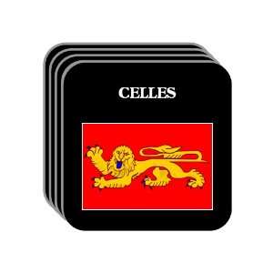  Aquitaine   CELLES Set of 4 Mini Mousepad Coasters 