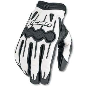    Icon ARC Gloves , Color White, Size Sm 3301 0996 Automotive