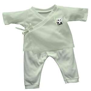  iPlay Baby Panda Cotton Kimono Gift Set   Sage Baby