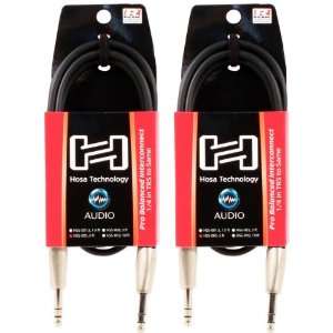   TRS To 1/4 TRS Balanced Interconnect Audio Cables Musical