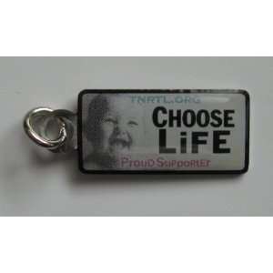  Pro Life Choose Life License Plate Charm 