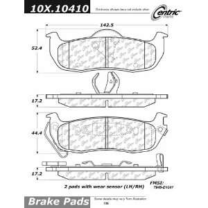  Axxis, 109.10410, Ultimate Brake Pads Automotive