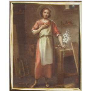  Saint Joseph Framed Art, 8 x 10   MADE IN ITALY