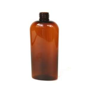  4 oz. Amber Cosmo Oval Plastic Bottle 1 each quantity 