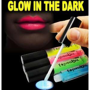  Glow In The Dark Lip Gloss 4 Piece Set AL#GG10911 