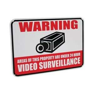  14X20 Video Surveillance Sign Electronics