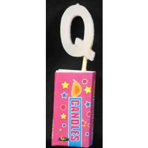  Letter Q Candle Assorted Colors Toys & Games