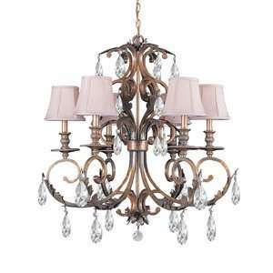  Crystorama Lighting 6906 FB Fashion Forward 6 Light Royal 