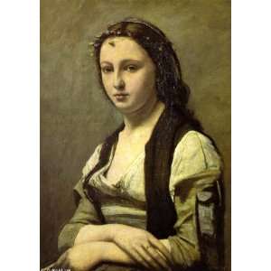  Hand Made Oil Reproduction   Jean Baptiste Corot   32 x 46 