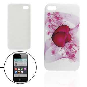  Gino White Red IMD Heart Print Hard Plastic Cover for 
