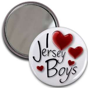  I HEART Jersey Shore Boys 2.25 inch Pocket Mirror 