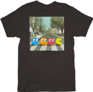  Pac Man   Abbey Road Ghost Crossing Shirt Clothing