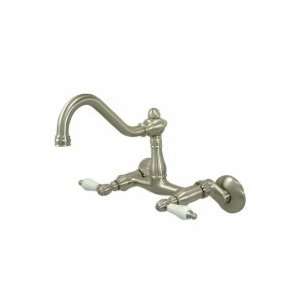  Elements of Design Two Handle Wall Mount Kitchen Faucet 