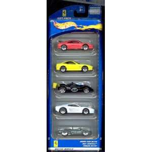  Hot Wheels 5 Car Gift Pack   Ferrari Toys & Games