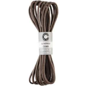  Leather Cord 12 Feet/Pkg Dark Brown [Office Product 