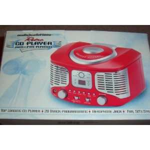  RETRO CD Player with AM/FM Radio    Fun 50s Style    NEW 