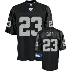  Chris Carr Jersey Reebok Black Replica #23 Oakland 