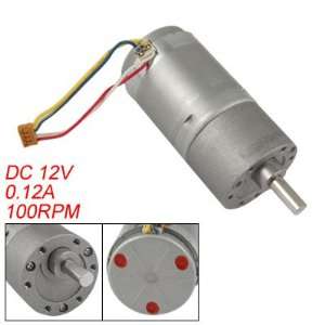   Electrical Machine 100RPM 12V 0.12A DC Geared Motor