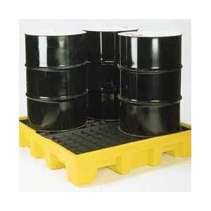 Eight Drum Platform   Spill Containment Pallet/Platforms with Grating 
