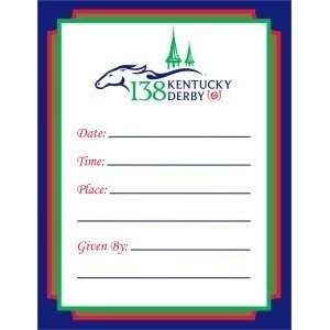   Party Invitations   8 cards w/env., 138th Derby