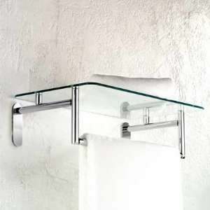   Sine 24 Hotel Shelf with Towel Bar from the Sine Collection 0243 24