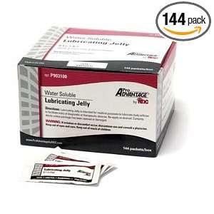 Water Soluble LUBRICATING JELLY 3 gm, 144 Individual Sterile Packets