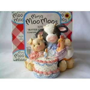  Enesco Marys Moo Moos Butter Cream Wishes Figurine 