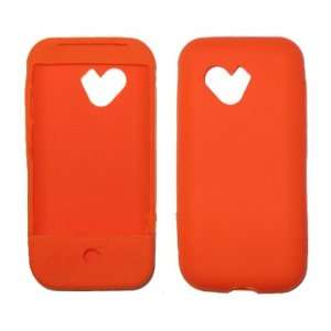  Orange Silicone Gel Skin Cover Case + LCD Screen Protector 
