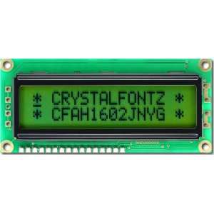  Crystalfontz CFAH1602J NYG JT 16x2 character LCD display 