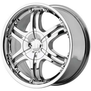 Helo HE832 17x7.5 Chrome Wheel / Rim 6x5 with a 42mm Offset and a 78 