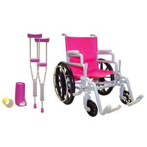  Enertec Wheel Chair and Ski Accident Accessory Set for 18 