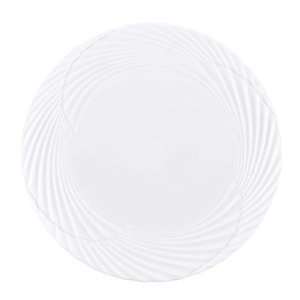  Pleated Swirl Accent Plate [Set of 4]