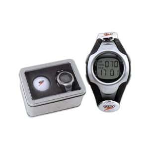  Golf wristwatch with two ball markers and ball. Sports 