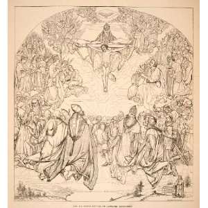  1882 Print Albrecht Durer Saints Picture Landauer Altar 